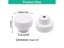 White Round Wood Drawer Knobs For Furniture Wardrobe Dresser Carousel 3