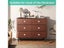 White Round Wood Drawer Knobs For Furniture Wardrobe Dresser Carousel 5