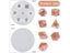 7-Cavity DIY Resin Dice Mold - Sharp Edge Silicone For RPG Carousel 7