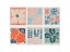 6 Pieces Abstract Flower Reusable Kitchen Dish Towels Carousel 3