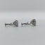 $1 RES * RRP $10,000.00 * 2.04ct DIAMOND EARRING in Platinum w/NZ Val Carousel 17