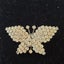 Vintage diamante butterfly brooch Carousel 3