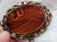Antique Gold Carnelian Agate Brooch $1 Reserve Carousel 2