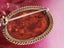 Antique 9ct Gold Amber Brooch $1 Reserve Carousel 9