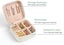 Small Faux Leather Travel Jewelry Box Organizer Display Storage Case for Ring Carousel 2