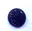 BUTTONS -Vintage Black Glass (g) Carousel 1