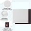 25 Pcs Magnetic Painting Canvas Panel Mini Boards Blank Canvases for Art Gift Carousel 3
