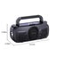 Outdoor Wireless Bluetooth Speaker Dual Solar, Portable with Flashlight Light Carousel 3