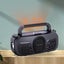 Outdoor Wireless Bluetooth Speaker Dual Solar, Portable with Flashlight Light Carousel 4