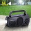 Outdoor Wireless Bluetooth Speaker Dual Solar, Portable with Flashlight Light Carousel 5