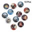 12pcs 25mm Halloween Time Refrigerator Round Glass Fridge Magnets Stickers For Carousel 3