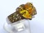 Sterling Silver Ring with Yellow Stones size N Carousel 1