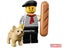 AWESOME LEGO COLLECTIBLE MINIFIGURE - SERIES 17 CONNOISSEUR / FRENCH MAN Carousel 1