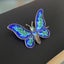 Vintage Sterling silver and enamel Butterfly Brooch Carousel 2