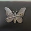 Vintage Sterling silver and enamel Butterfly Brooch Carousel 4