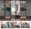 Privacy Door Handle 5 PCS Matte Black Square Door Lever with Keyless Lock Carousel 2
