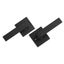 Privacy Door Handle 5 PCS Matte Black Square Door Lever with Keyless Lock Carousel 10