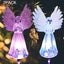 2 Pack Solar Angel Lights, Solar Garden Light Outdoor, Decorative Angel Light Carousel 1