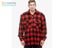 Swanndri Mens Ranger Wool Bush Shirt Red Black S Carousel 2