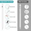 Stylus Pen for iPad Pencil,Rechargeable Active Stylus Pen Fine Point Digital Carousel 2