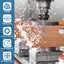 Downcut Spiral Flush Trim Router Bit Sturdy Carbide Flush Cut Router Bit with Carousel 5
