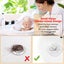 Hair Catcher,Square Hair Drain Cover for Shower Silicone Hair Stopper with Su Carousel 3