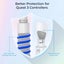 3 in 1 Handle Attachments for Meta Quest 3 Controller Accessories, VR Game Lo Carousel 4