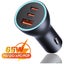 Baseus Golden Contactor Pro 65W Triple Fast Charging Car Charger - Dark Gray 1x Carousel 2