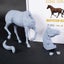 Wooden Ship - 2 horses: 1/12 Stage Coach Carousel 2