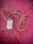 TOP QUALITY 2CT SIM DIAMOND 18KGB DOG TAG PENDANT ON 18KGB BOX CHAIN *NO RES* Carousel 3