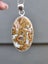 Seam Agate Pendant Sterling Silver Carousel 1