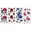 "Lady Up 7 Sheets Temporary Tattoos Fake Tattoo for Women Girls Flower Rose A Carousel 4
