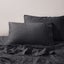Natural Home 100% European Flax Linen Sheet Set Charcoal Single Bed Carousel 7