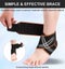 Ankle Brace for Sprained Ankle Ankle Support Adjustable Compression Wrap Carousel 12