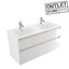 CANCELLED JOB - NOVARA WALL 1200 POLYMARBLE 2XBOWL 2XDRW WHITE GLOSS Carousel 1