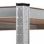 5 Layers Boltless Storage Shelving 1800 x 700 x 400 Corner Unit Carousel 8