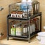 Pull-Out Sliding Drawer Cabinet Organizer, Slide-Out Stackable Under Sink Cab Carousel 1