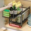 Pull-Out Sliding Drawer Cabinet Organizer, Slide-Out Stackable Under Sink Cab Carousel 5