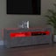 Vida Xl Tv Cabinet With Led Lights Concrete Grey 120X35x40 Cm Carousel 5