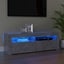 Vida Xl Tv Cabinet With Led Lights Concrete Grey 120X35x40 Cm Carousel 8