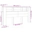 Vida Xl Headboard Cabinet White 200X18.5X104.5 Cm Carousel 2