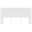 Vida Xl Headboard Cabinet White 200X18.5X104.5 Cm Carousel 3