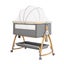 PlayPals 3-in-1 Baby Cot Crib Bed Bassinet Bedside Sleeper Portable Foldable Carousel 1