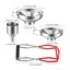 New Stainless Steel Canning Funnel Set Sale Sale Carousel 2