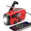 Solar Hand Crank Emergency Radio, Portable NOAA Weather Radio with AM/FM/WB, Carousel 1