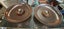 Matching Copper Dishes on Wooden Stands Carousel 5