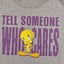 Looney Tunes Tweety Bird Tell Someone Who Cares Graphic T-Shirt Vintage Mens XL Carousel 2