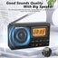 Small AM/FM/SM Radio with Great Reception, Battery Operated Radio with Big Sp Carousel 3