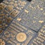 Gold Stamping Flat Stickers Cat English Flower Decals Decorative Stationary S Carousel 1