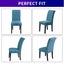 6Pcs Stretch Dining Room Chair Covers - Turquoise *Local Clearance* Carousel 8